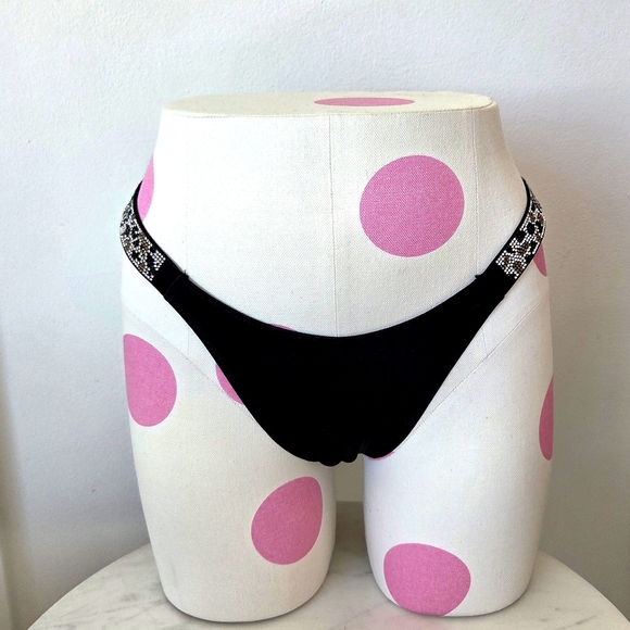 Victoria's Secret Very Sexy Brazilian Shine Strap Panty NWT High Cut Leg Bikini - Picture 6 of 15